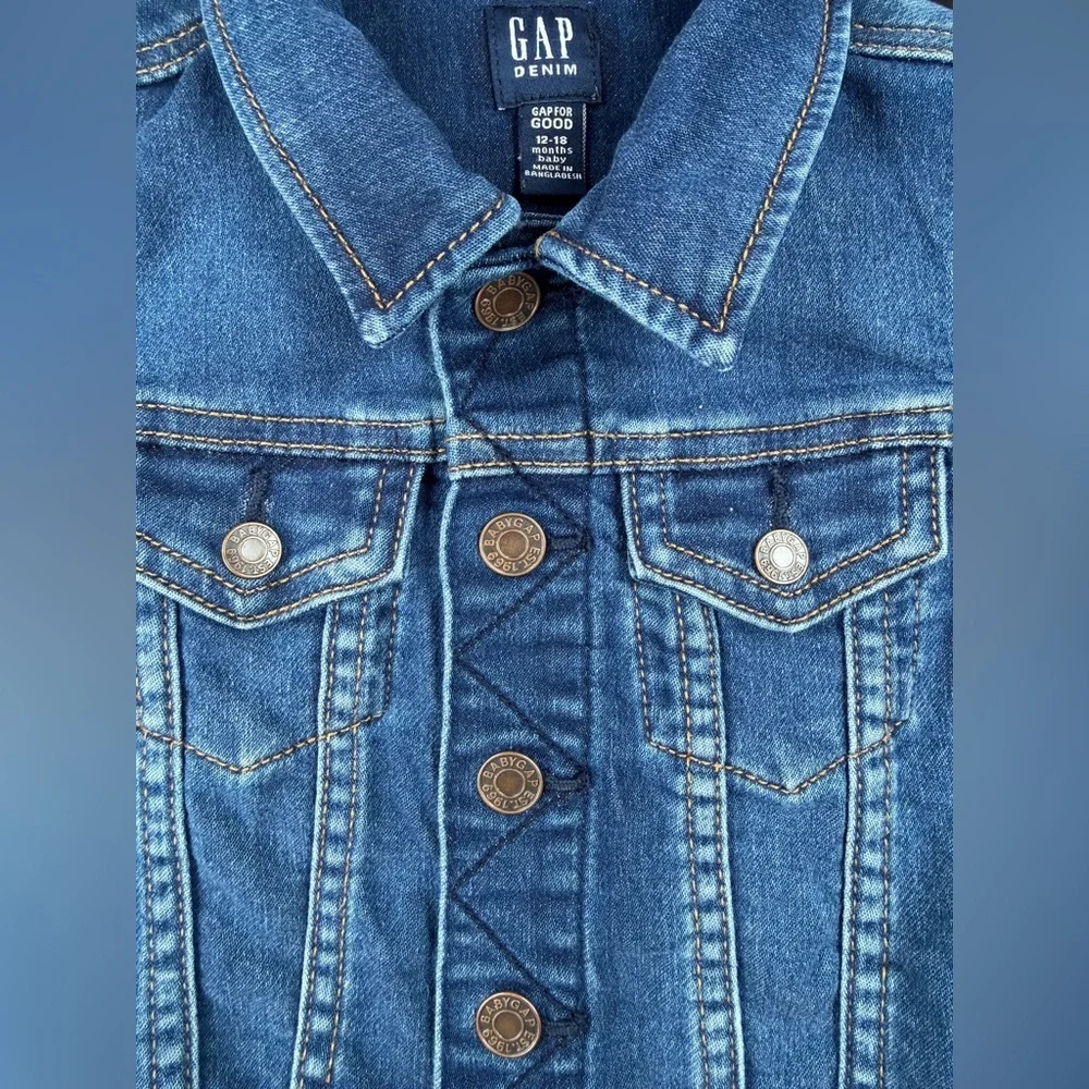 GAP DENIM Baby Stretch Jean Jacket - 12-18M
